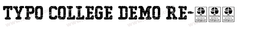 Typo College Demo Re字体转换